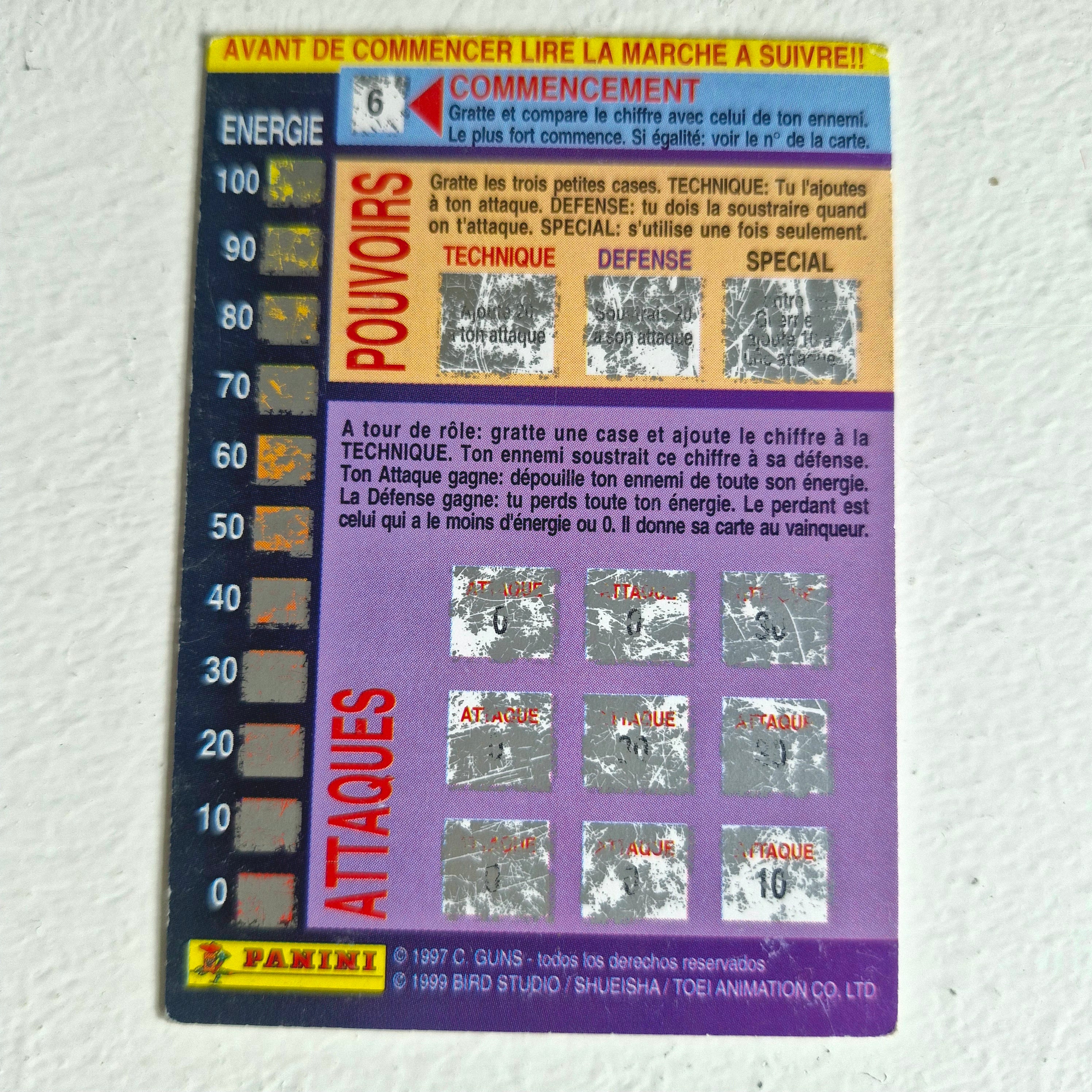 Dragon Ball - Carte Dragon Ball Fighting Cards 090