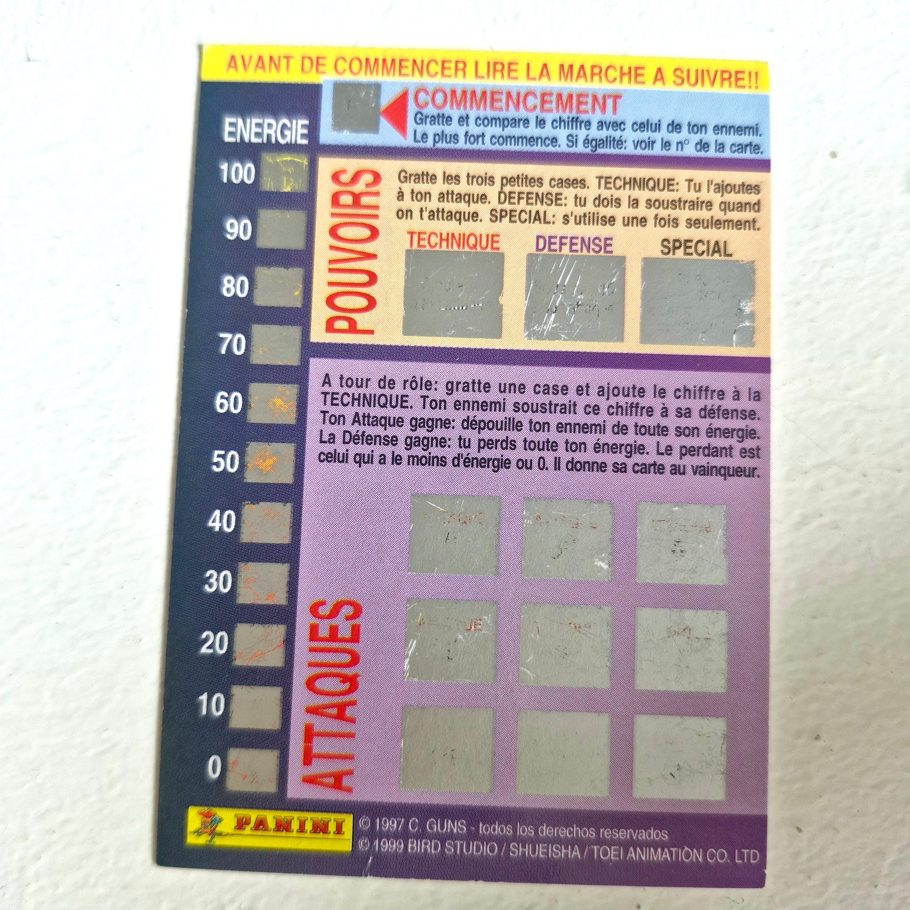 Dragon Ball - Carte Dragon Ball Fighting Cards 053