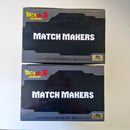 Dragon Ball Figurine Lot de 2 Match Makers Goku SSJ2 VS Majin Vegeta