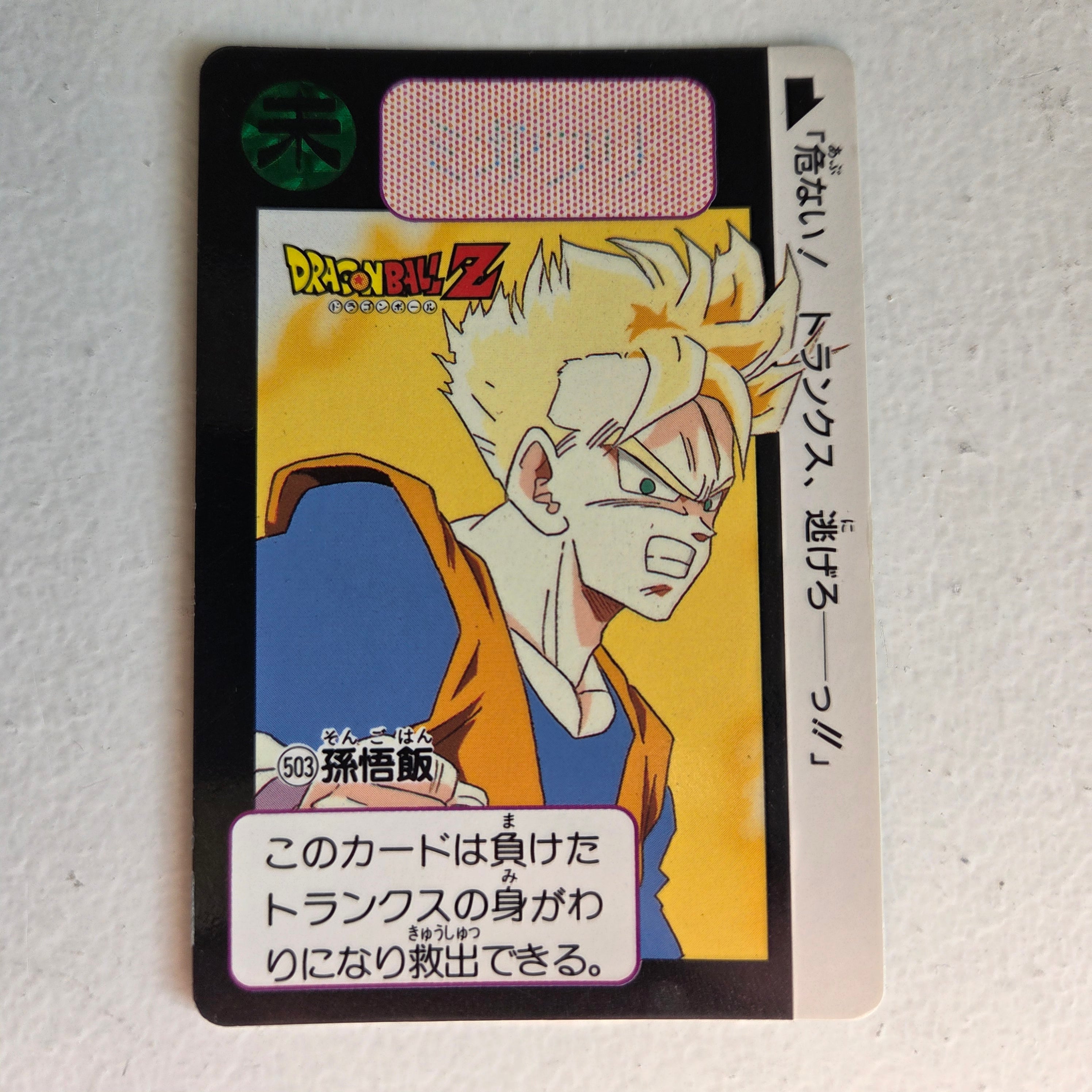 Dragon Ball Carte Carddass Part 13 - 503