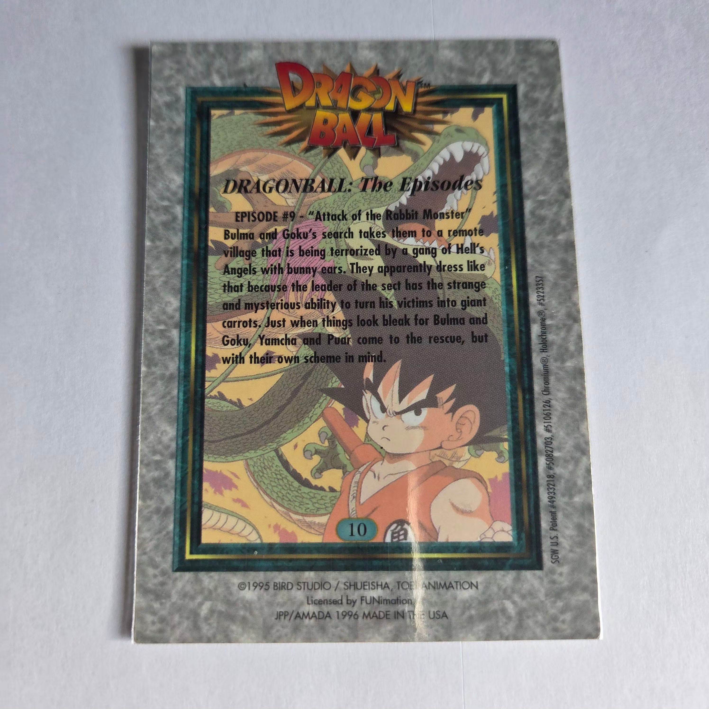 Dragon Ball - Carte Chromium Dragon Ball (US) - 10