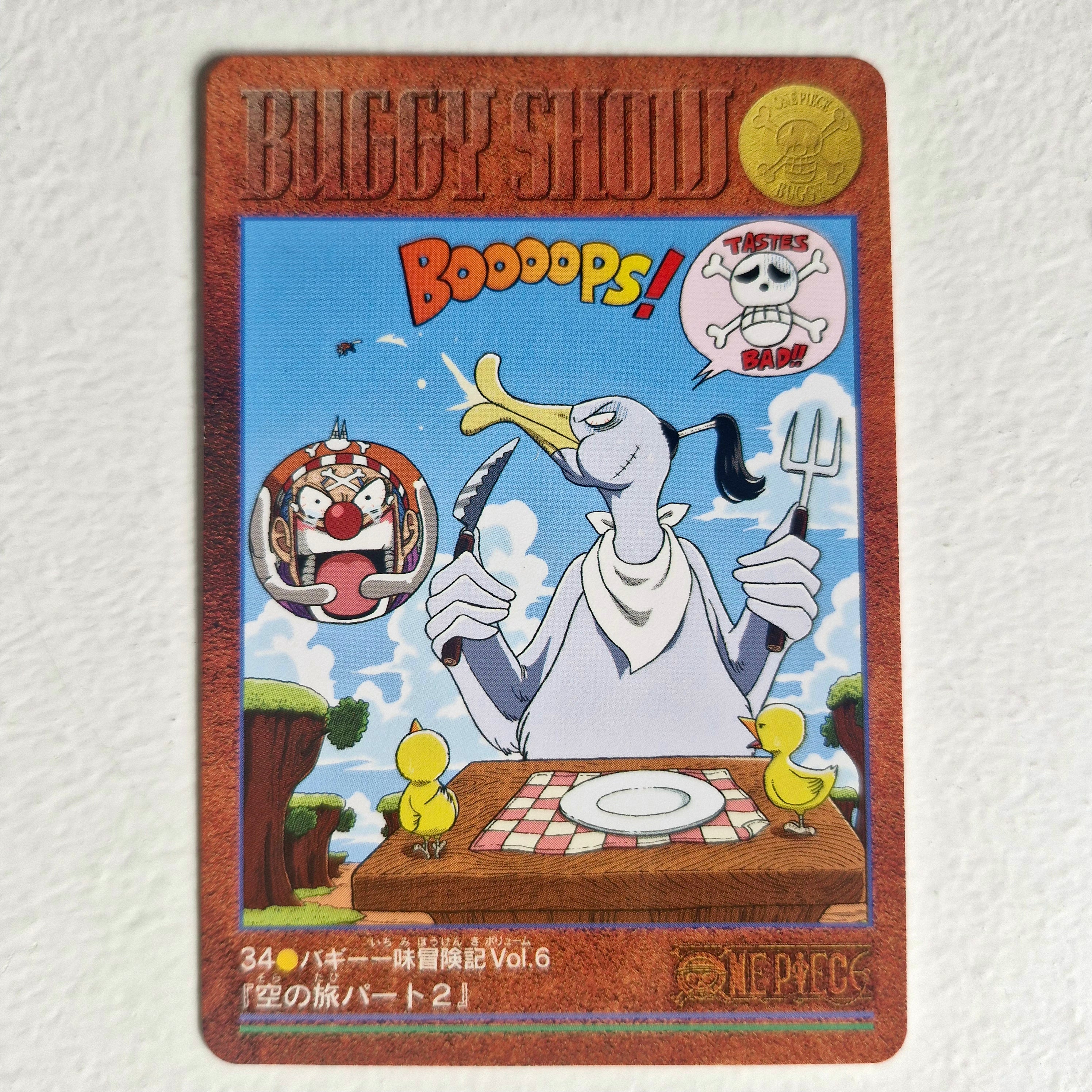 One Piece - Carte Visual Adventure Part 1 - 34 état bon