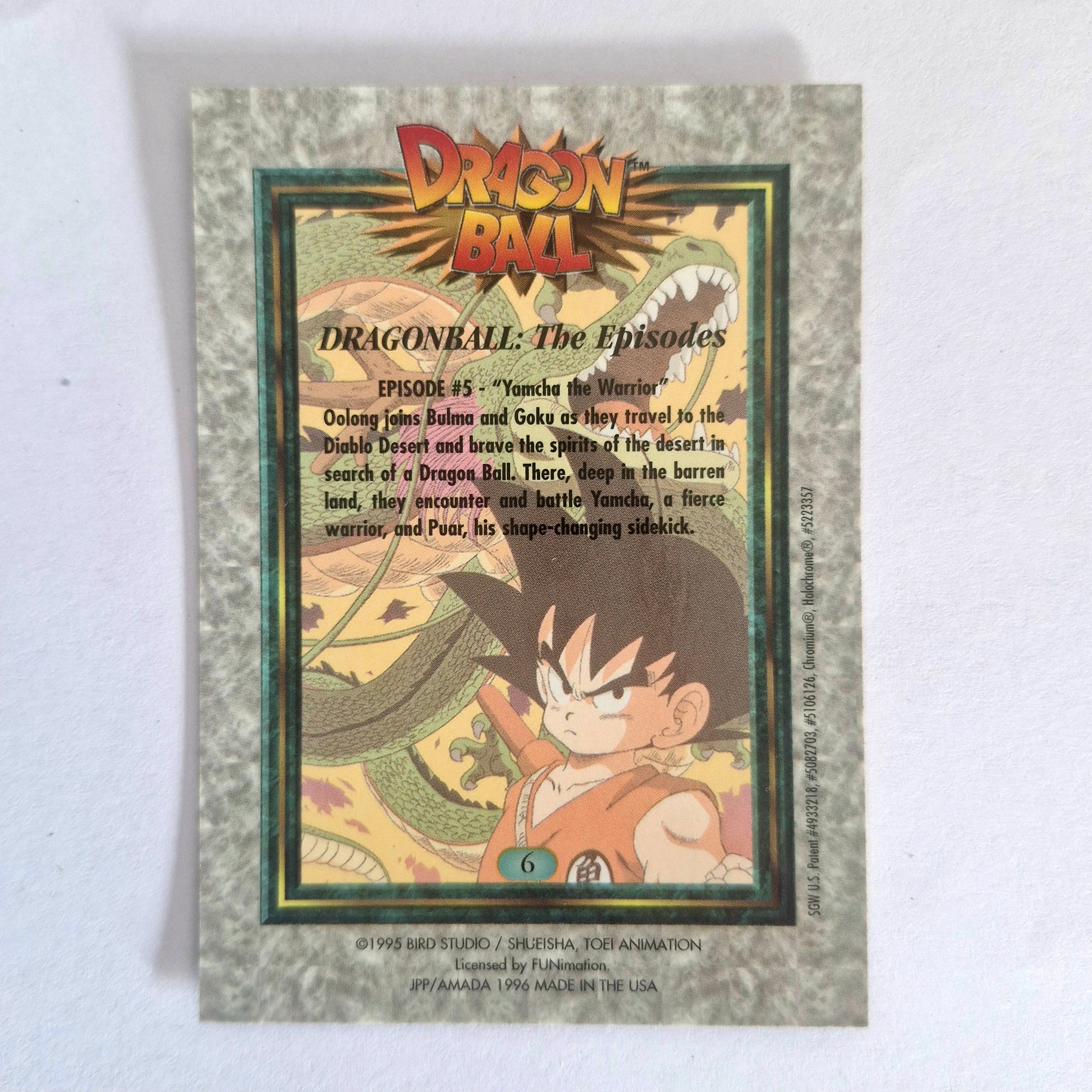 Dragon Ball - Carte Chromium Dragon Ball (US) - 06