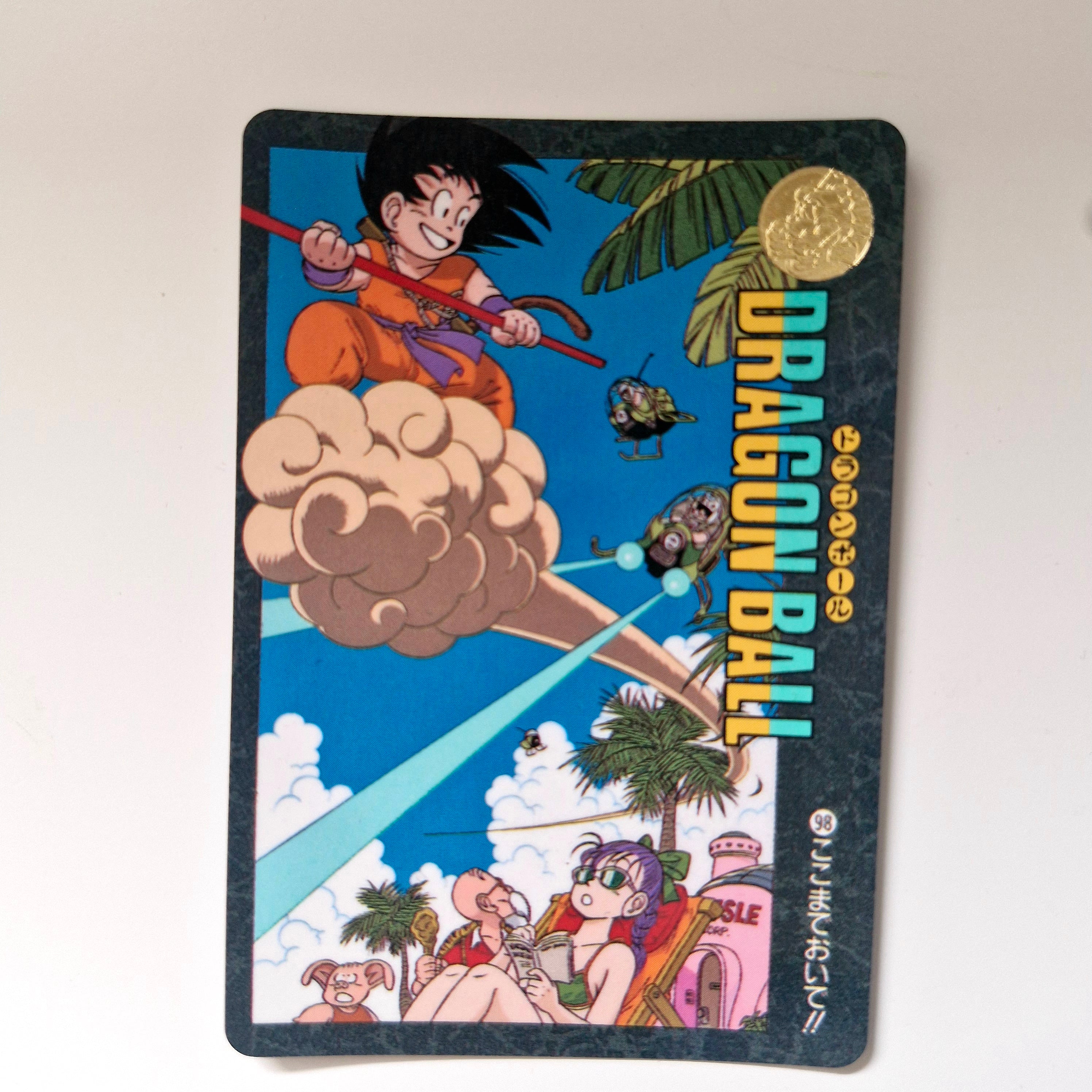 Dragon Ball Carte Visual Adventure Part 03 - 98 état bon