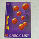 Dragon Ball - Carte Dragon Ball Fighting Cards 100 Checklist