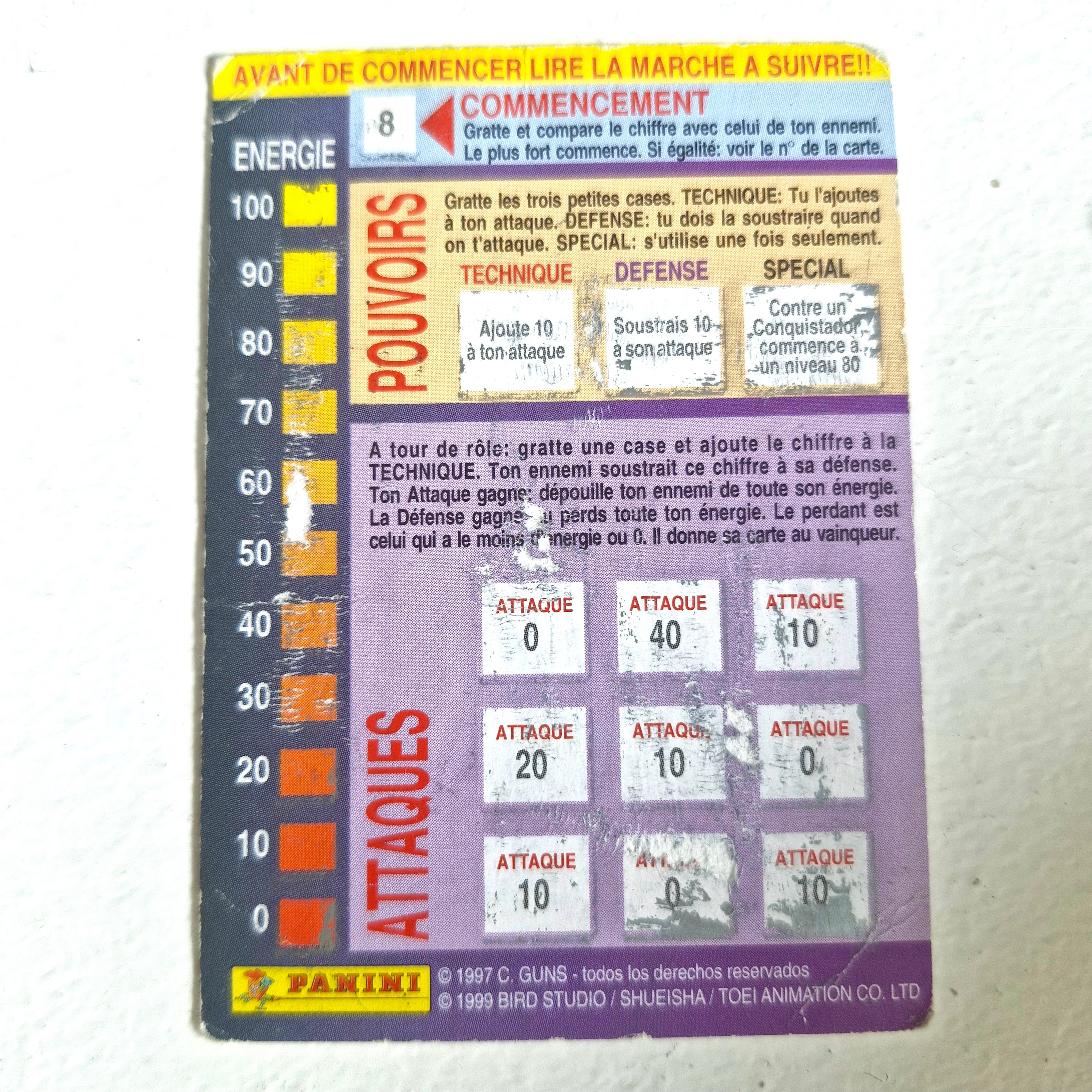 Dragon Ball - Carte Dragon Ball Fighting Cards 039