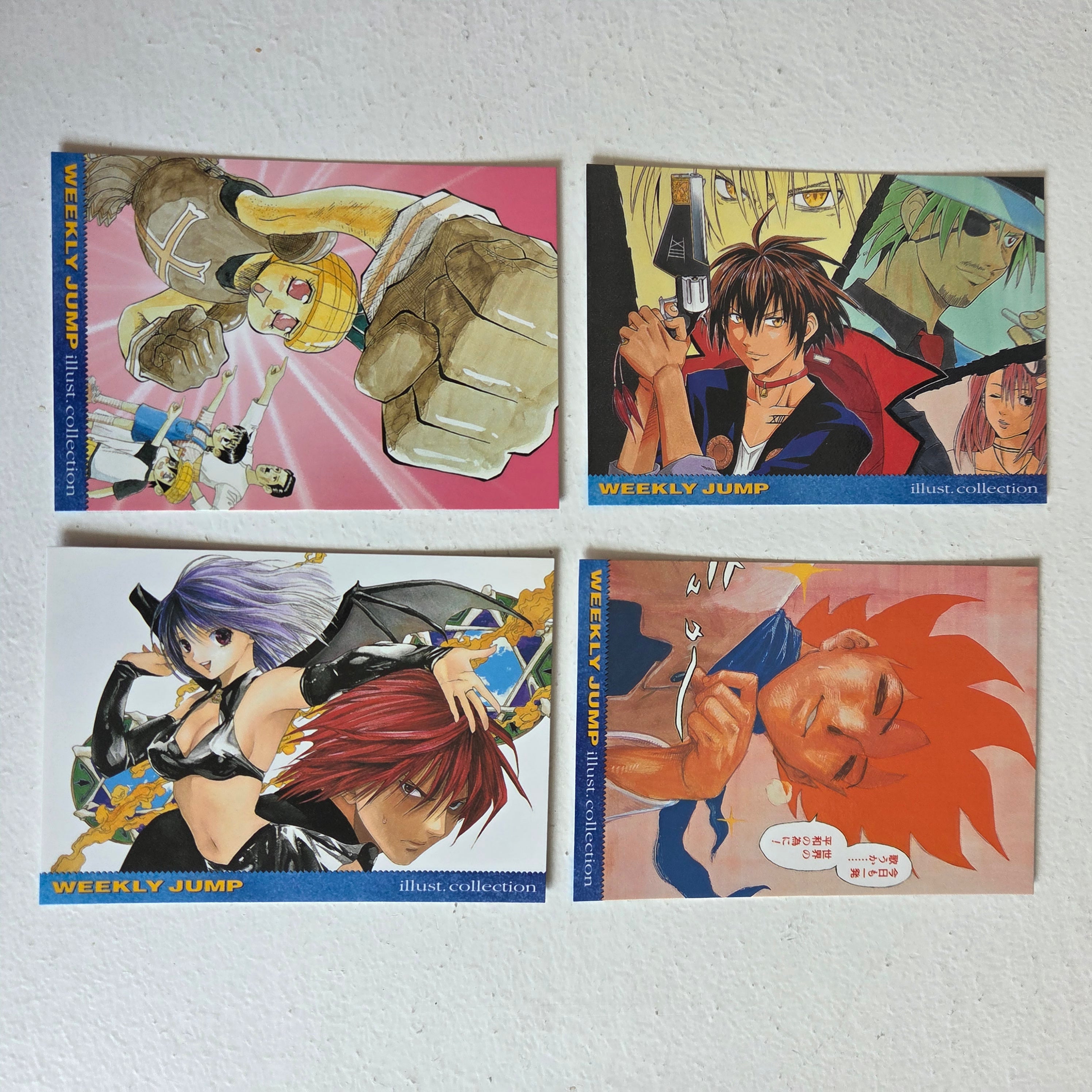 Multi-licences - Full Set (24 cartes) Cartes Weekly Shonen Jump Jump Festa 2001